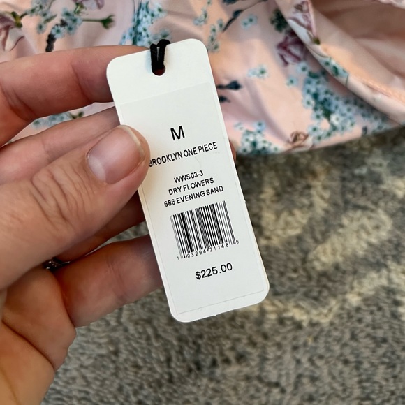 NWT WeWoreWhat Brooklyn One Piece Halter Floral Swimsuit Revolve, Medium - Picture 8 of 10